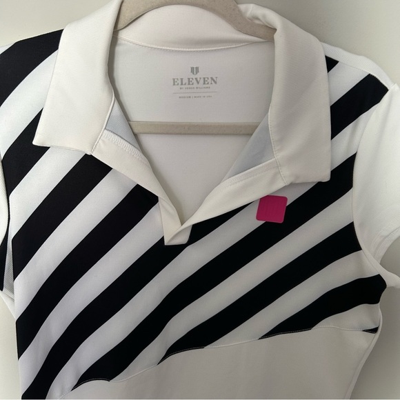 EleVen by Venus Williams Winner Short Sleeve Tennis Dress White Small - Picture 3 of 5